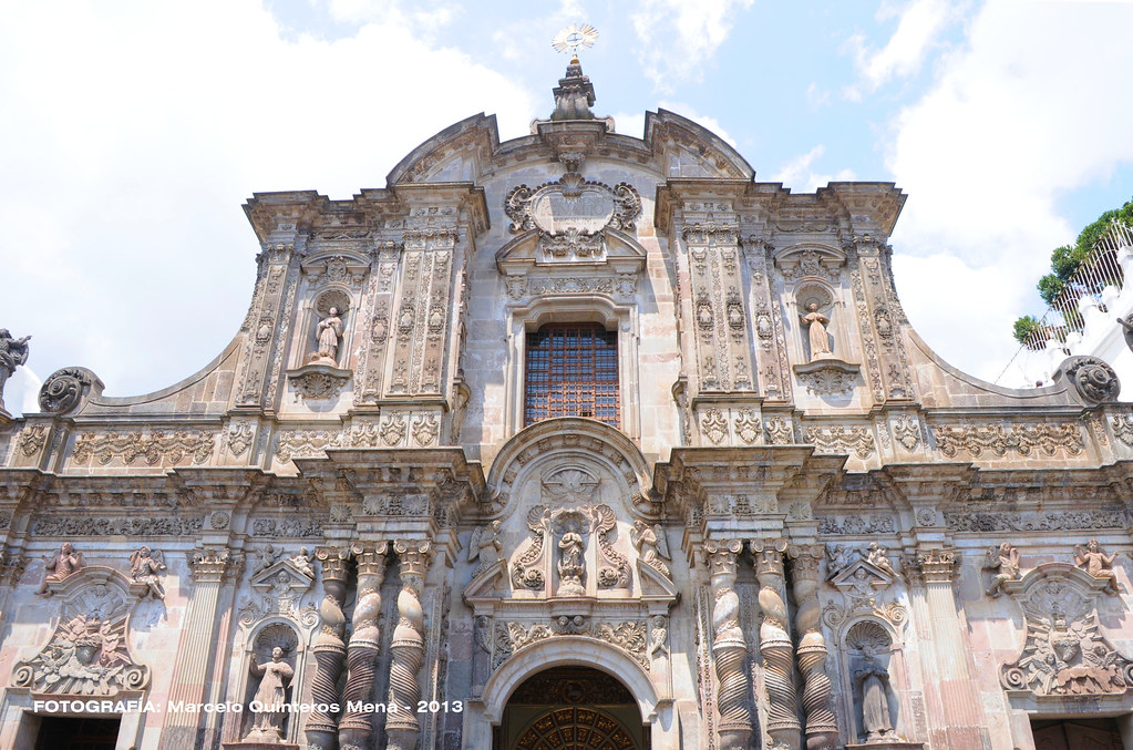 FACHADA DE LA IGLESIA LA COMPAÑÍA DE JESÚS EN QUITO | Flickr