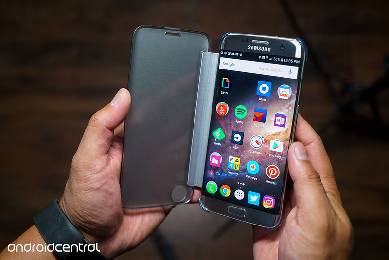 Thanh lý tồn kho bao da Clear View Samsung S7 Edge giá tốt nhất thị trường ! - 10