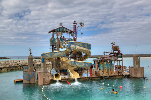 Waterslide at Castaway Cay