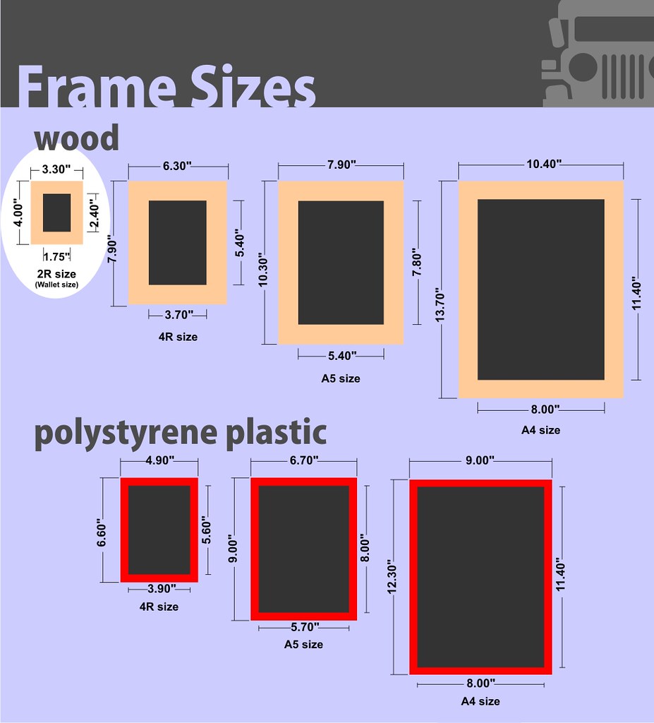 All sizes photo frame sizes 2R wood Flickr Photo Sharing!