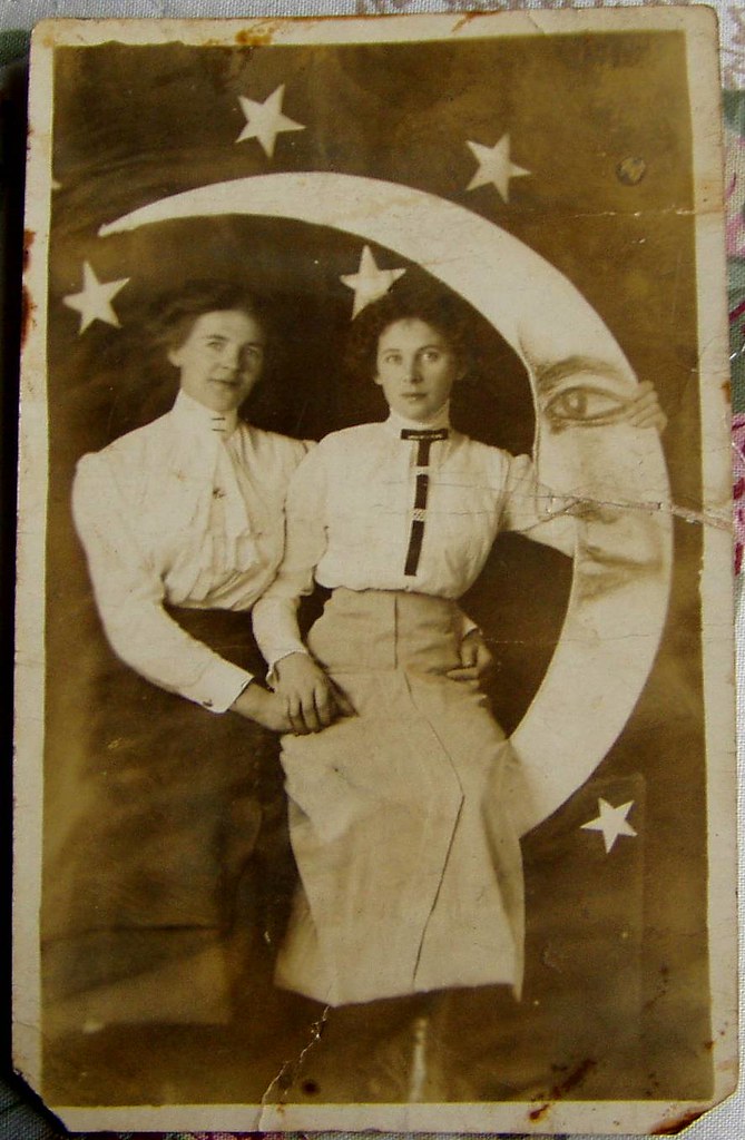 Steampunk Lesbians  - Victorian-Ish Photo Postcard  Flickr-1132