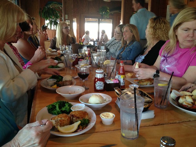 Good times always involve good food like this Womens' Wellness Weekend at First Landing State Park, Virginia