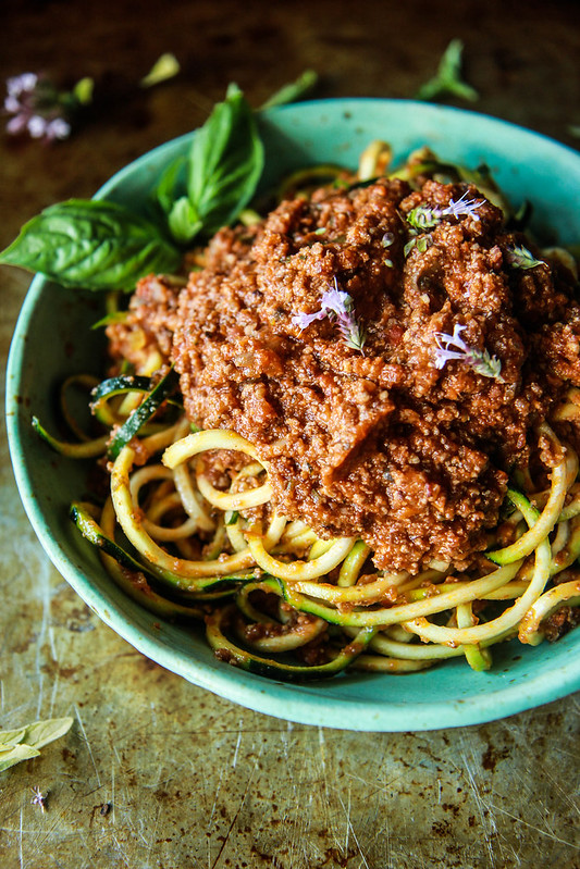 The Best Bolognese with Zoodles from HeatherChristo.com