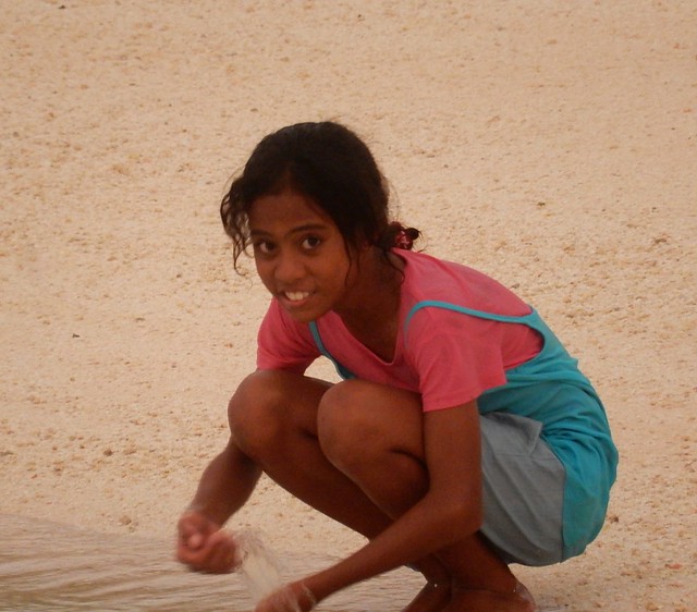 Young Girl at Water's Edge