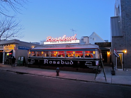 Rosebud Diner Davis Square Somerville MA - Exterior