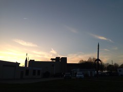 Sunset at NASA Wallops Visitor Center