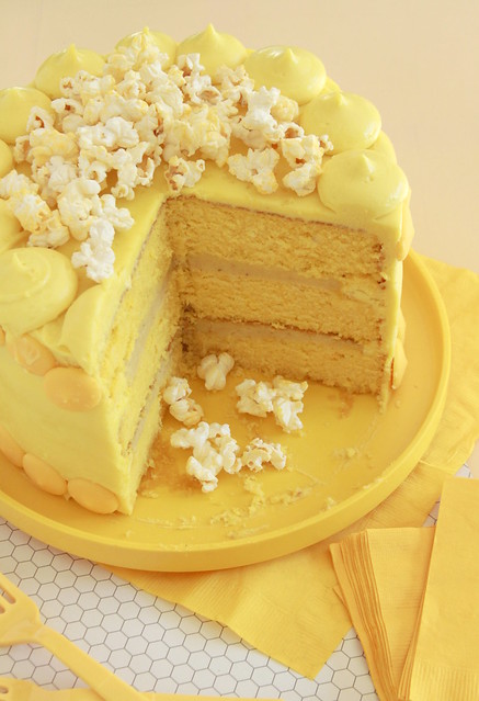 Popcorn Cream Cake