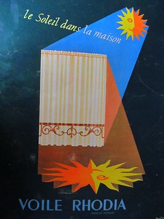 The 1950s-Ad for Rhodia curtains | Mo | Flickr