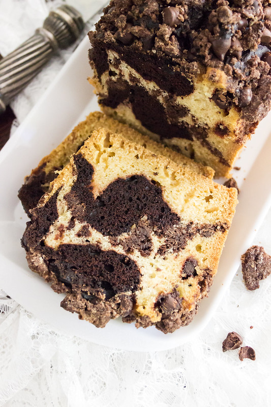 Chocolate Swirl Crumb Cake