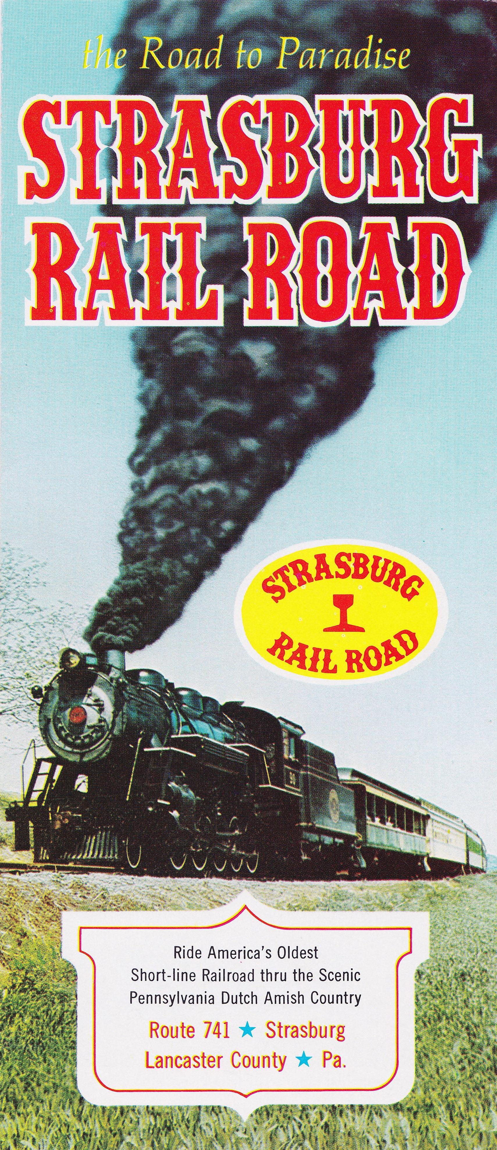 Strasburg Rail Road brochure - Strasburg, Pennsylvania U.S.A. - 1970