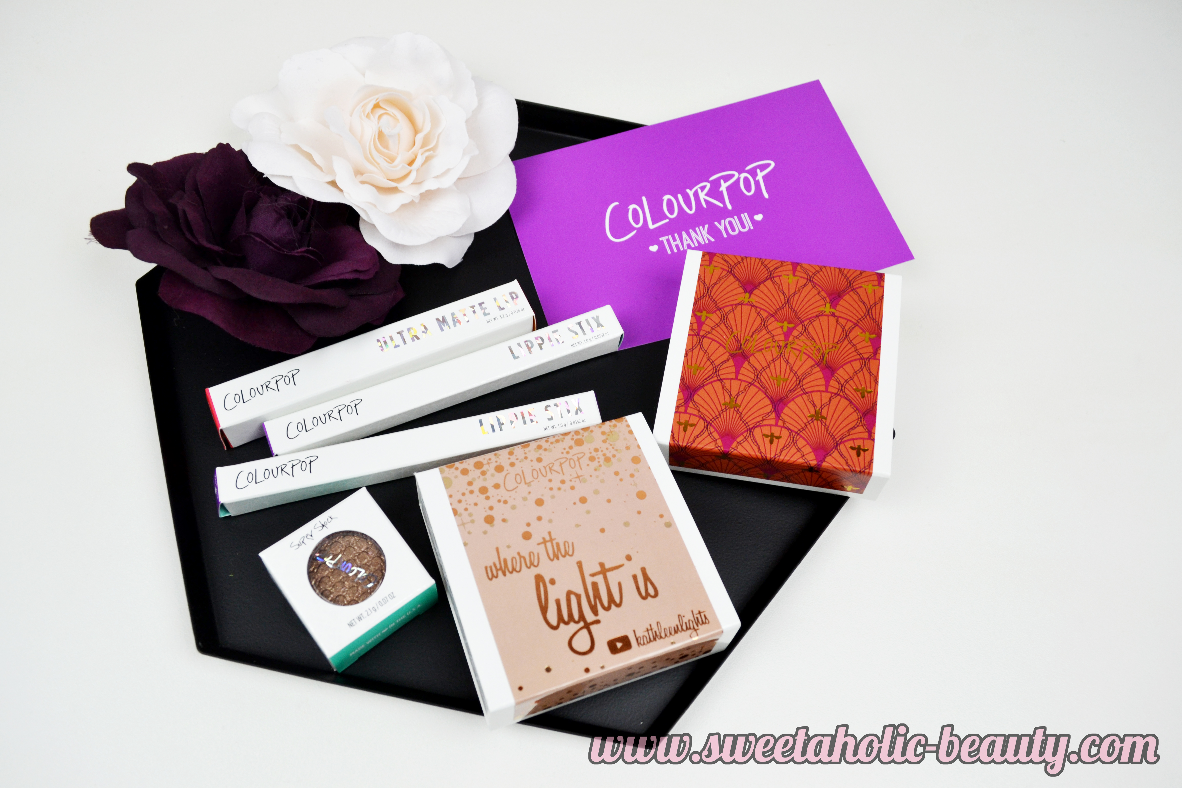Colourpop Cosmetics Free Shipping Haul - Sweetaholic Beauty