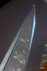 Shanghai World Financial Center at a Jaunty Angle
