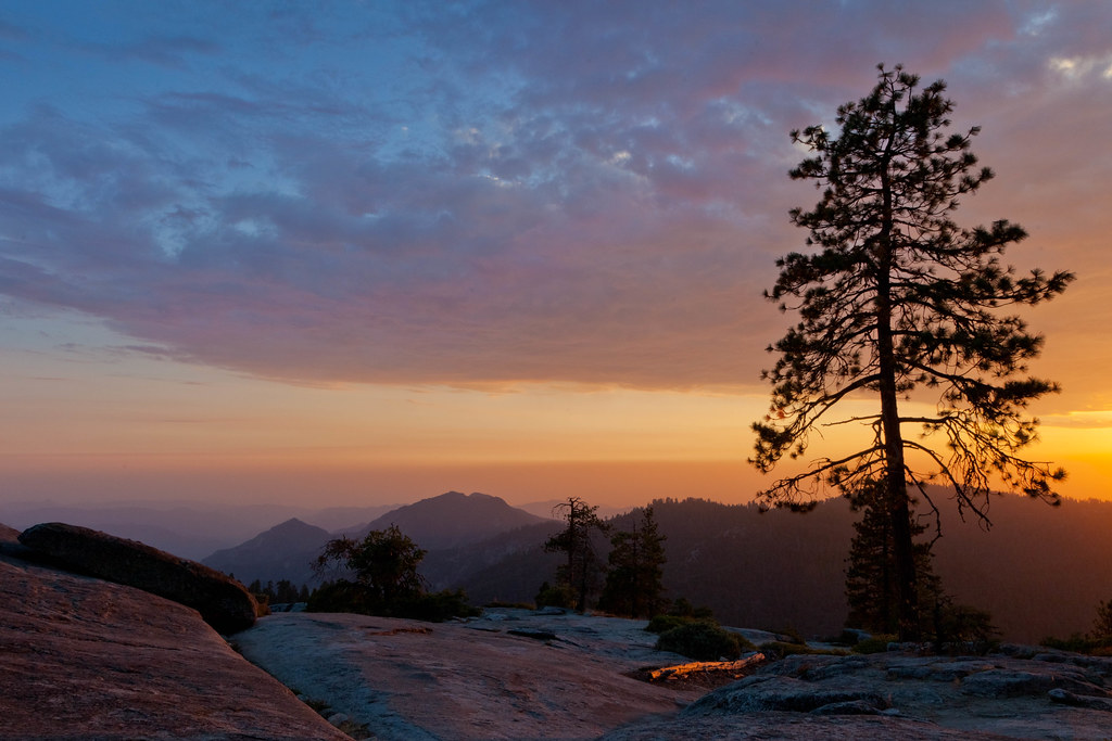 Beetle Rock Sunset #1, Sequoia National Park
