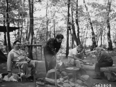 Campers at Franklin Lake.