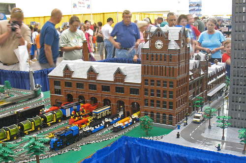 Union Depot LEGO Model at NMRA National Train Show 2012 by DecoJim