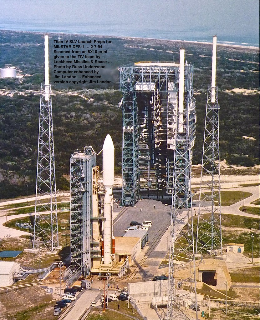 Titan IVA Space Launch Vehicle Preparations For 1994 Launch