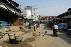 Downtown Lashio, Myanmar
