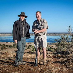 Walter and Peter on a walking safari in Botswana.  #walking #safari #Chobe #river #travelmemo #Botswana #Africa #africatravel #adventure #latergram