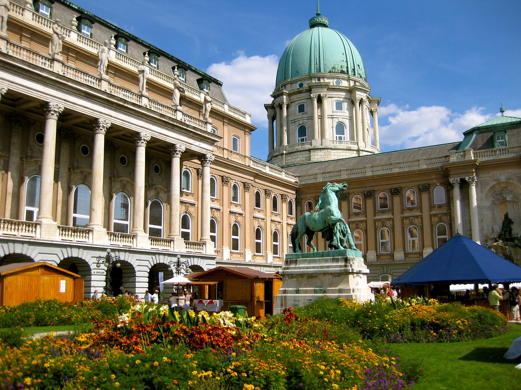  Buda  Castle Budapest  Buda  Castle in Budapest  during the 