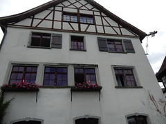 Gottlieben - Sogar die Fensterläden sind mit Malereien beschmückt