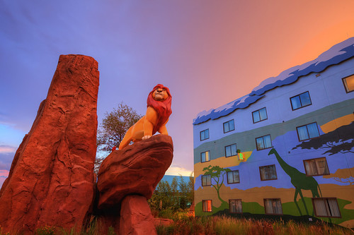 "You must take your place in the Circle of Life" (Lion King wing at Disney's Art of Animation Resort)