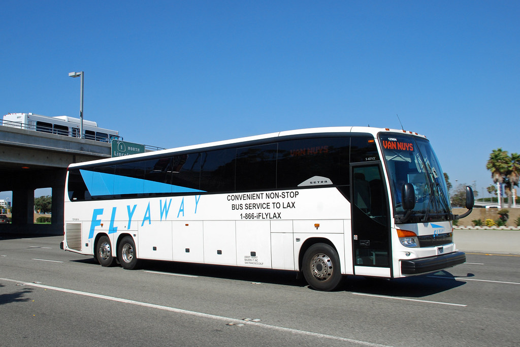 Where can you find the schedule for the LAX Flyaway Bus?