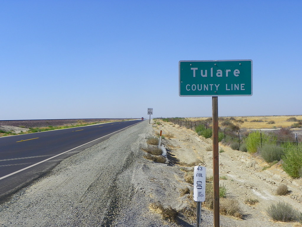 Tulare County Line Entering Tulare County from Kern County… Flickr