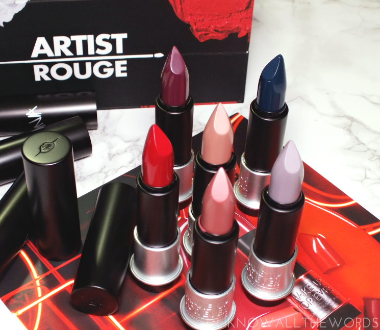make up for ever artist rouge lipstick swatches (3)