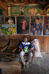 Santi, 66. Profession : Trekking guide in Shan State, Myanmar