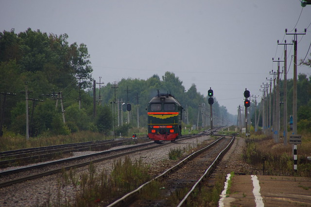 RZD M62-1629 Knyaziy Gory station