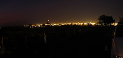 Vista de Santa Fé do Sul à noite