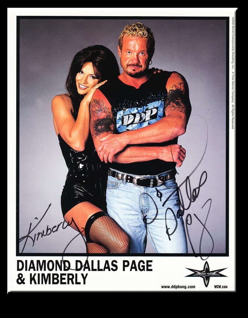 Diamond Dallas Page And Kimberly Autographed Color 2000 Wcw … Flickr