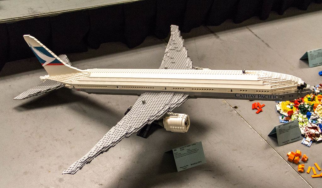 Boeing 777-300ER Cathay Pacific by Robin Sather at BrickCo… | Flickr