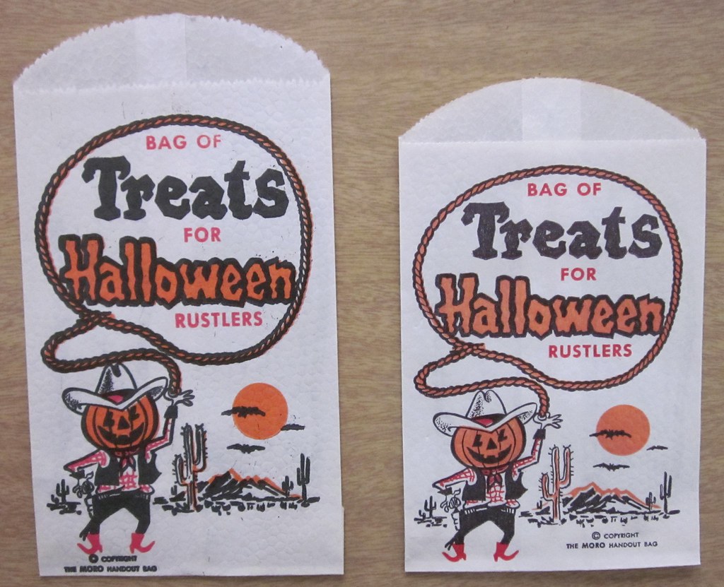 Rustlers Trick or Treat Bags | Old Trick or Treat bags. Trea… | Flickr