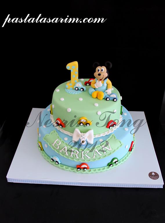 baby mickey mouse cake - barkan 1st birthday (Medium) | Flickr ...