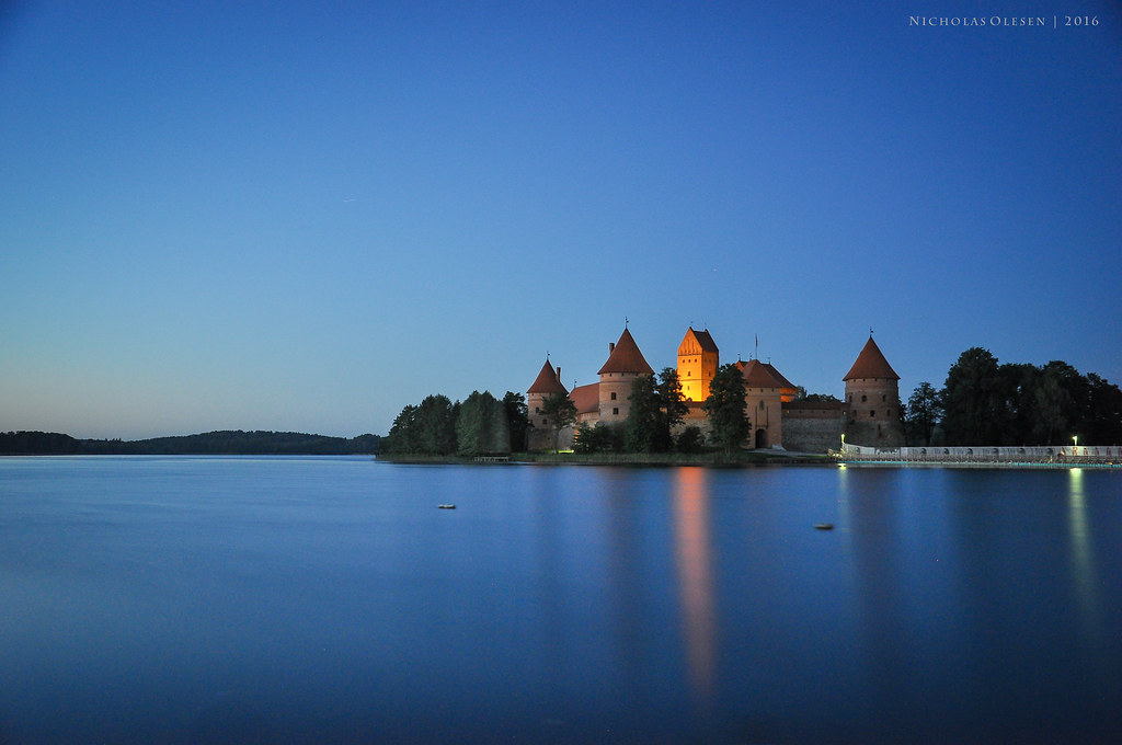 Trakai Castle Blue Hour