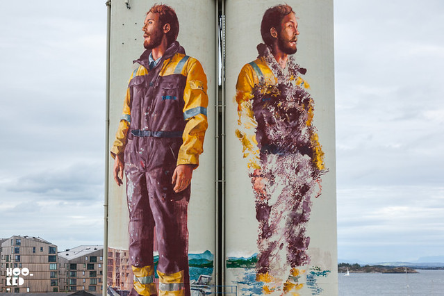 Stavanger Street Art Mural by Fintan Magee in Norway
