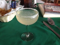 A real margarita cocktail