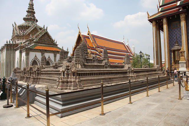 Miniature Angkor Wat in the Grand Palace