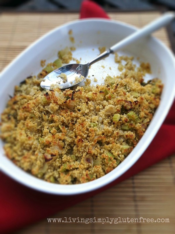 Quinoa Sage Stuffing - Gluten-free + Vegan