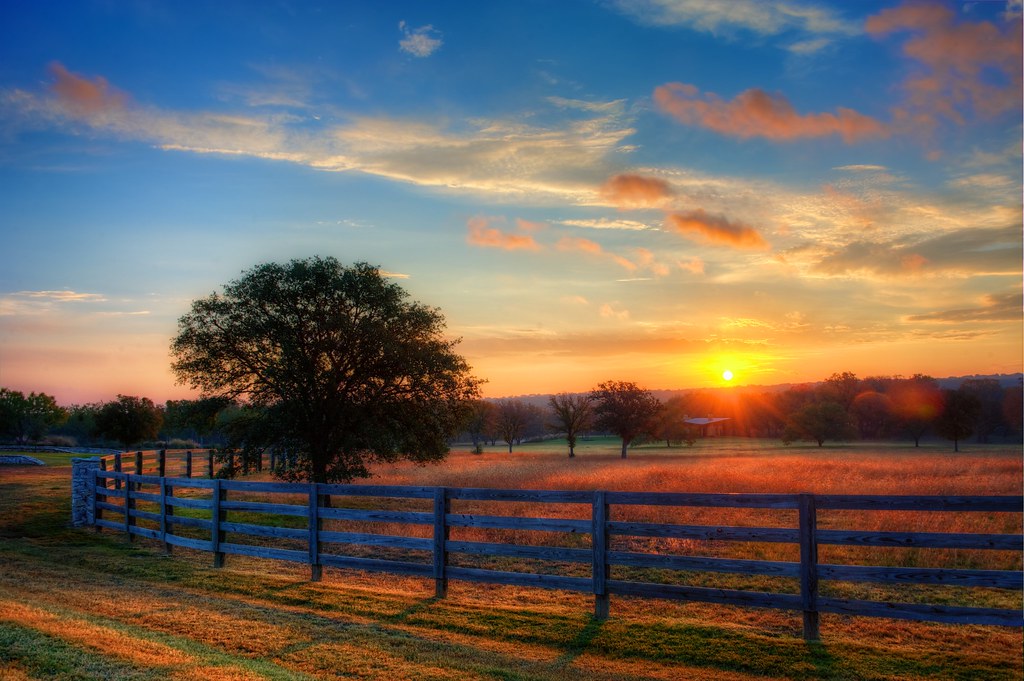 Sunrise in the Texas Hill Country | Texas hill country From â€¦ | Flickr