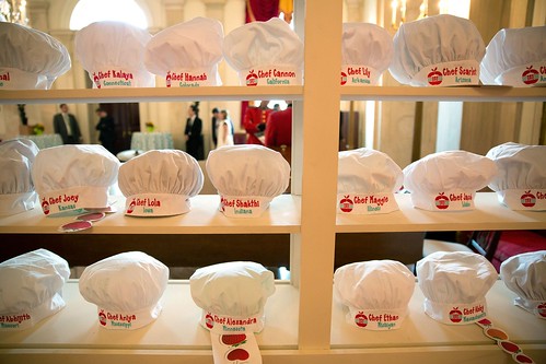 Chef hats for each of the winners at the 2016 Kids’ State Dinner