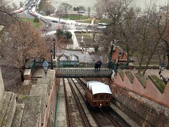 The Funicular up to Castle Hill, Budapest