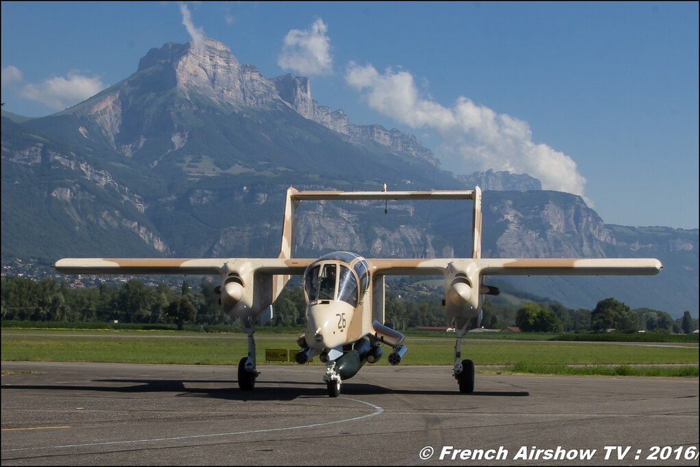 OV-10 Bronco montelimar , F-AZKM , Alain Bes , North American OV-10 Bronco , Grenoble Air show 2016 , Aerodrome du versoud , Aeroclub du dauphine, grenoble airshow 2016, Rhone Alpes