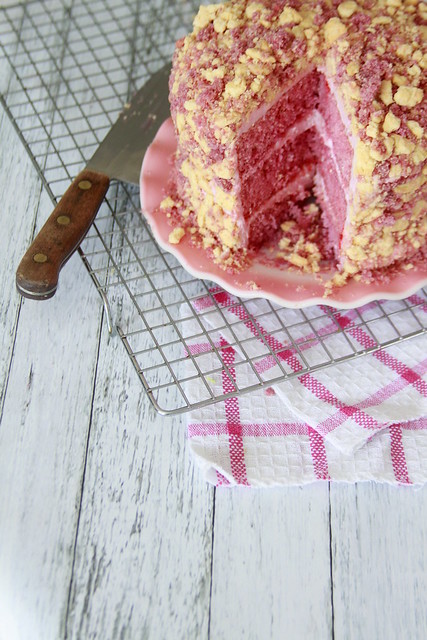 Vegan Strawberry Layer Cake