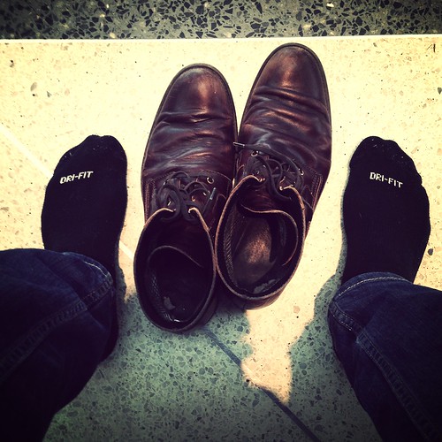 The absurdity of taking shoes off at airport security is m… | Flickr