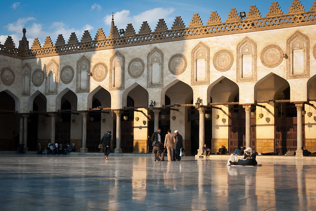 el pati de la mesquita d'al-azhar