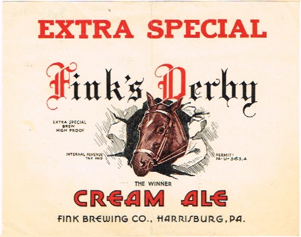 Finks-Derby-Cream-Ale--Labels-Fink-Brewing-Company