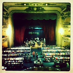 El Ateneo: a grand bookstore in an old theatre.