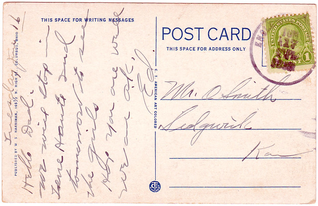 Back of Post Office, Columbus, Ohio (1932)